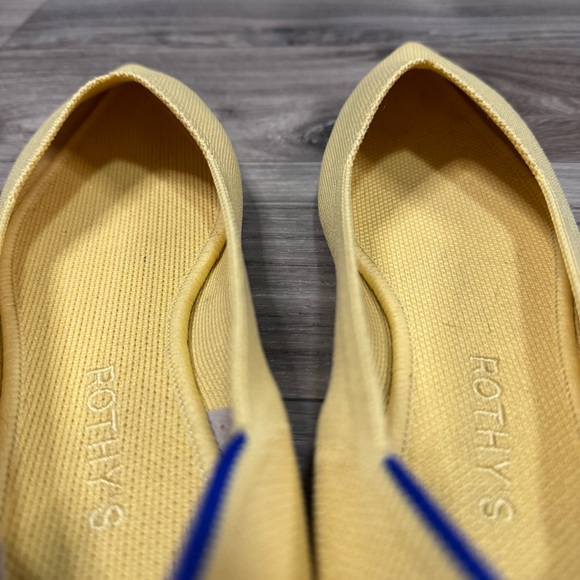 Rothy's Women's The Point Daffodil Flats Size 9 - Picture 4 of 9